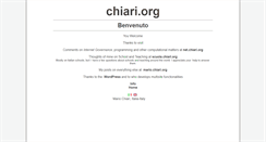 Desktop Screenshot of chiari.org